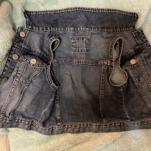 Gap Kids GAP FOR GOOD Denim Girls Jean Jacket Coat Vest  Blue - Picture 3 of 9